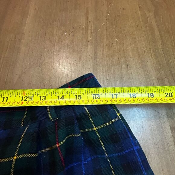 Pendleton Pants Womens 18 Authentic Smith Tartan Plaid Lined Virgin Wool VTG USA - Picture 7 of 15